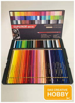 Artist colored pencils - case of 72 (superior)